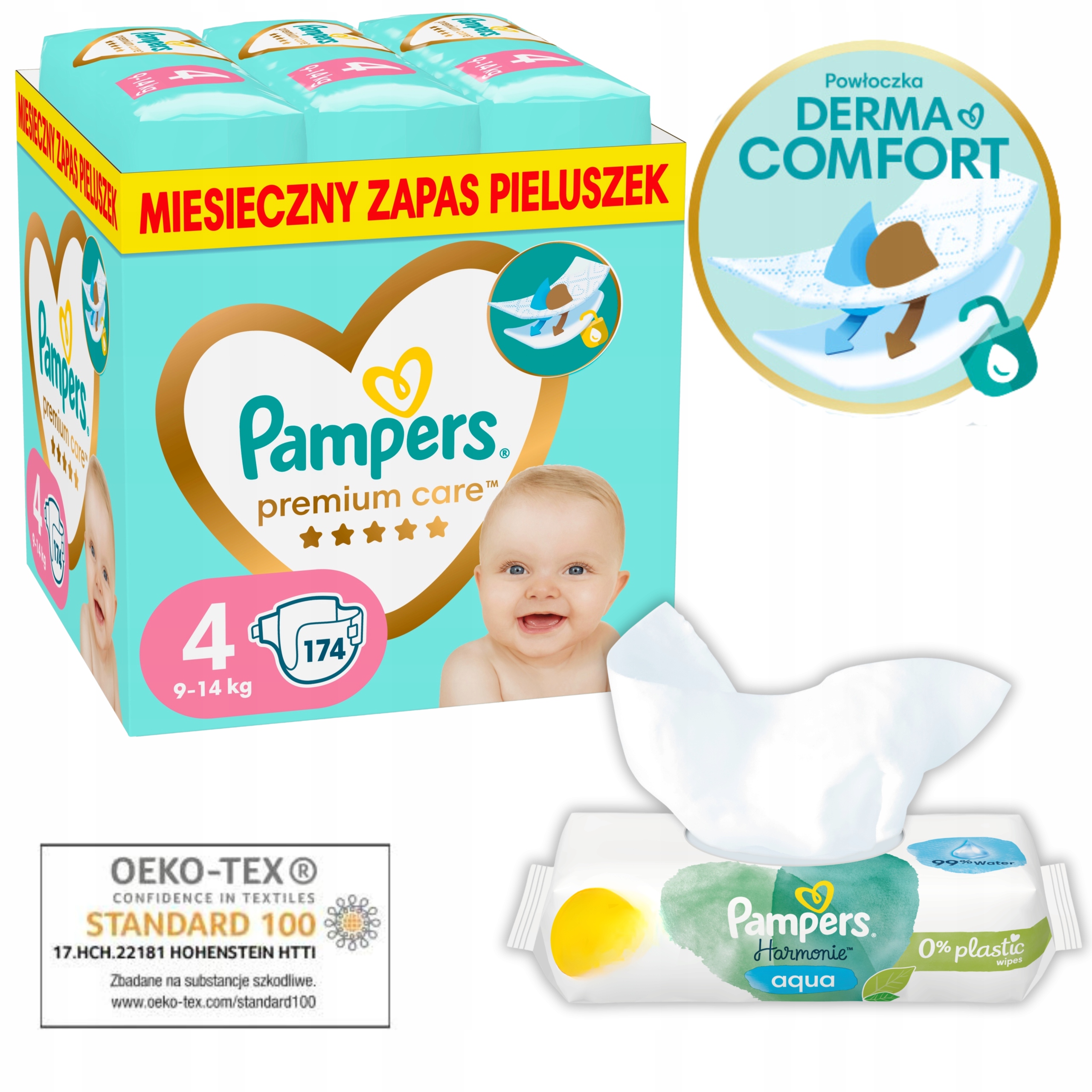 pampers pieluszki premium care 4 maxi