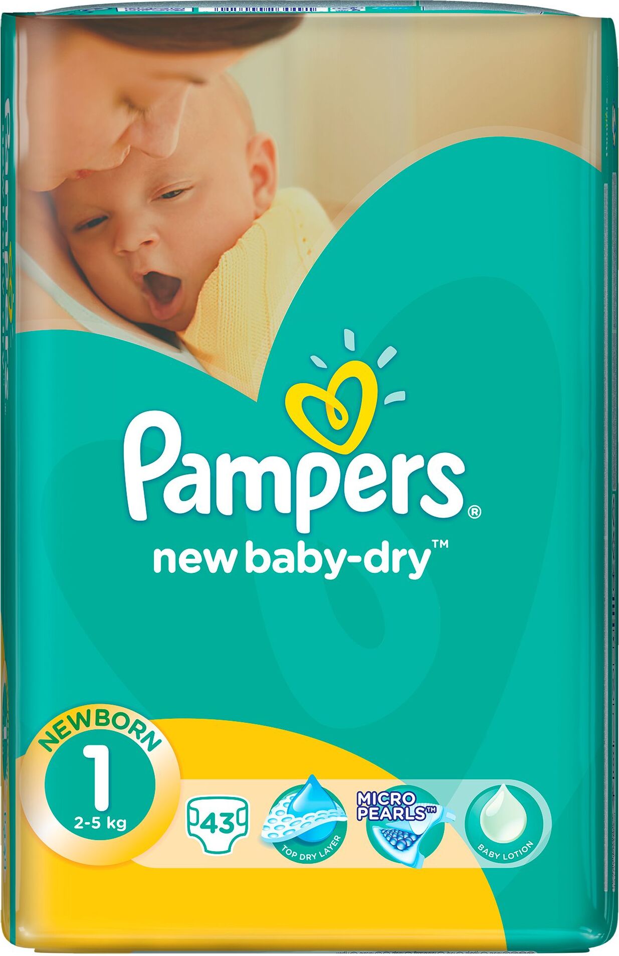 pampers new baby dry 1 43 cena