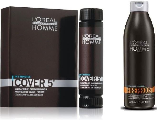 loreal homme fiberboost szampon zagęszczający