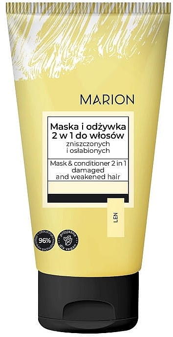 marion professional maska do włosów suchych i zniszczonych wizaż