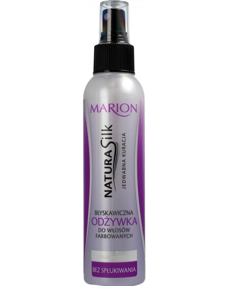 marion natura silk w błyskawiczna odżywka do włosów farbowanych 150ml