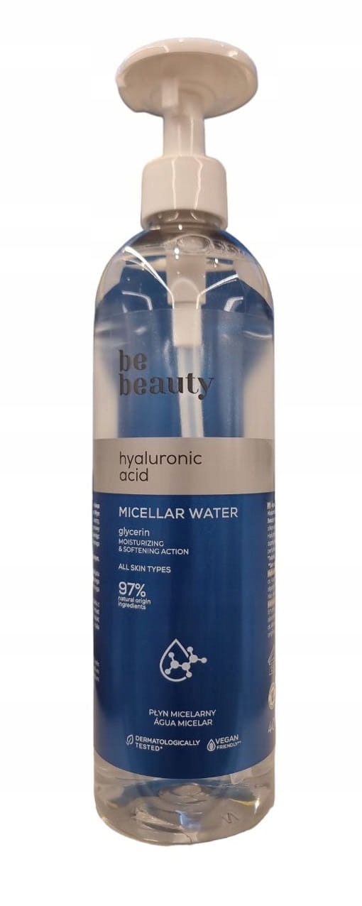 matujący płyn micelarny-tonik 2w1 do mycia twarzy 400ml clean bebeauty