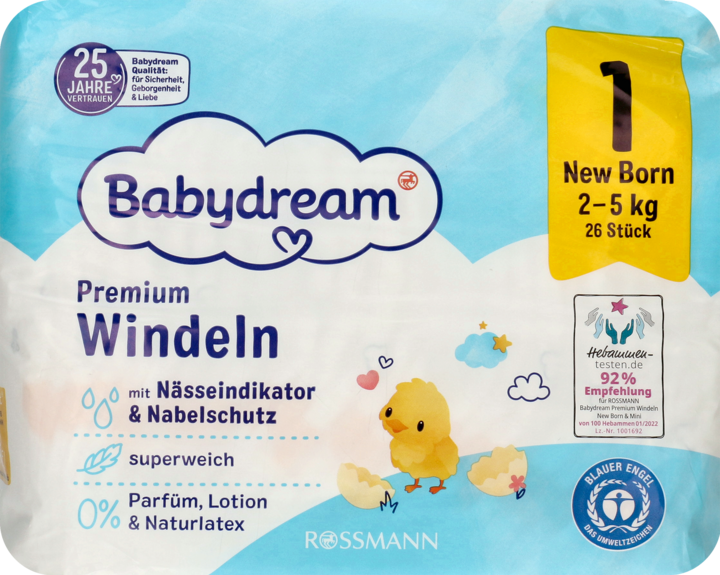 rossmann babydream pieluchy 4 plus