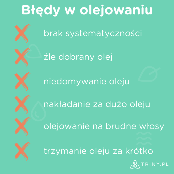 jak nakładać olejek do włosów