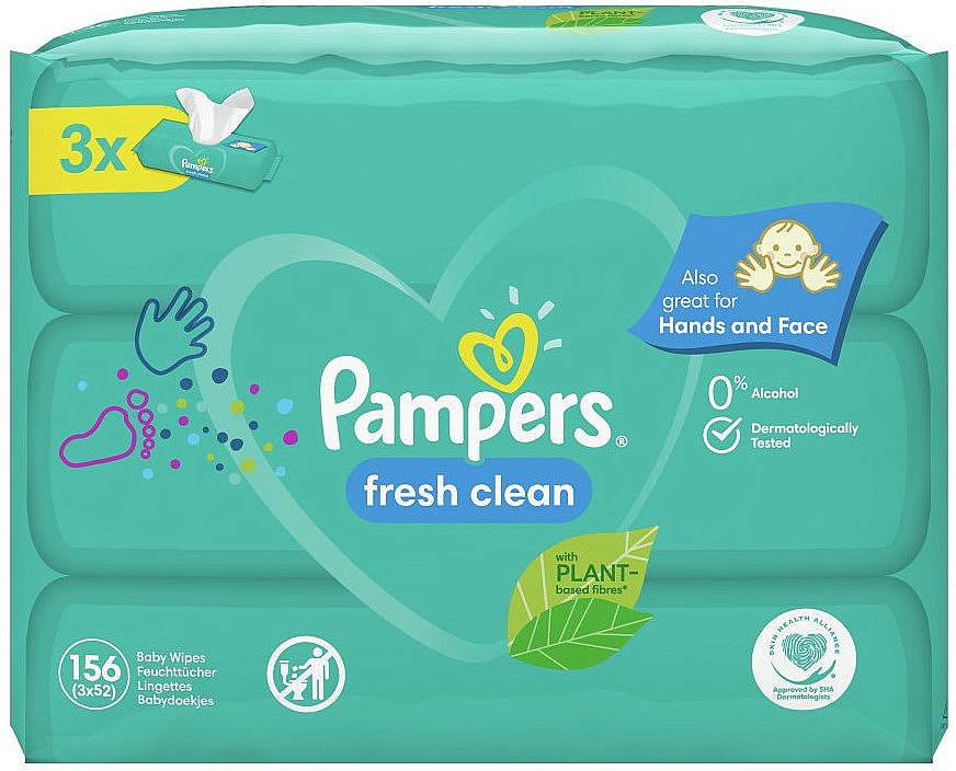 pampers baby fresh clean chusteczki dla niemowląt