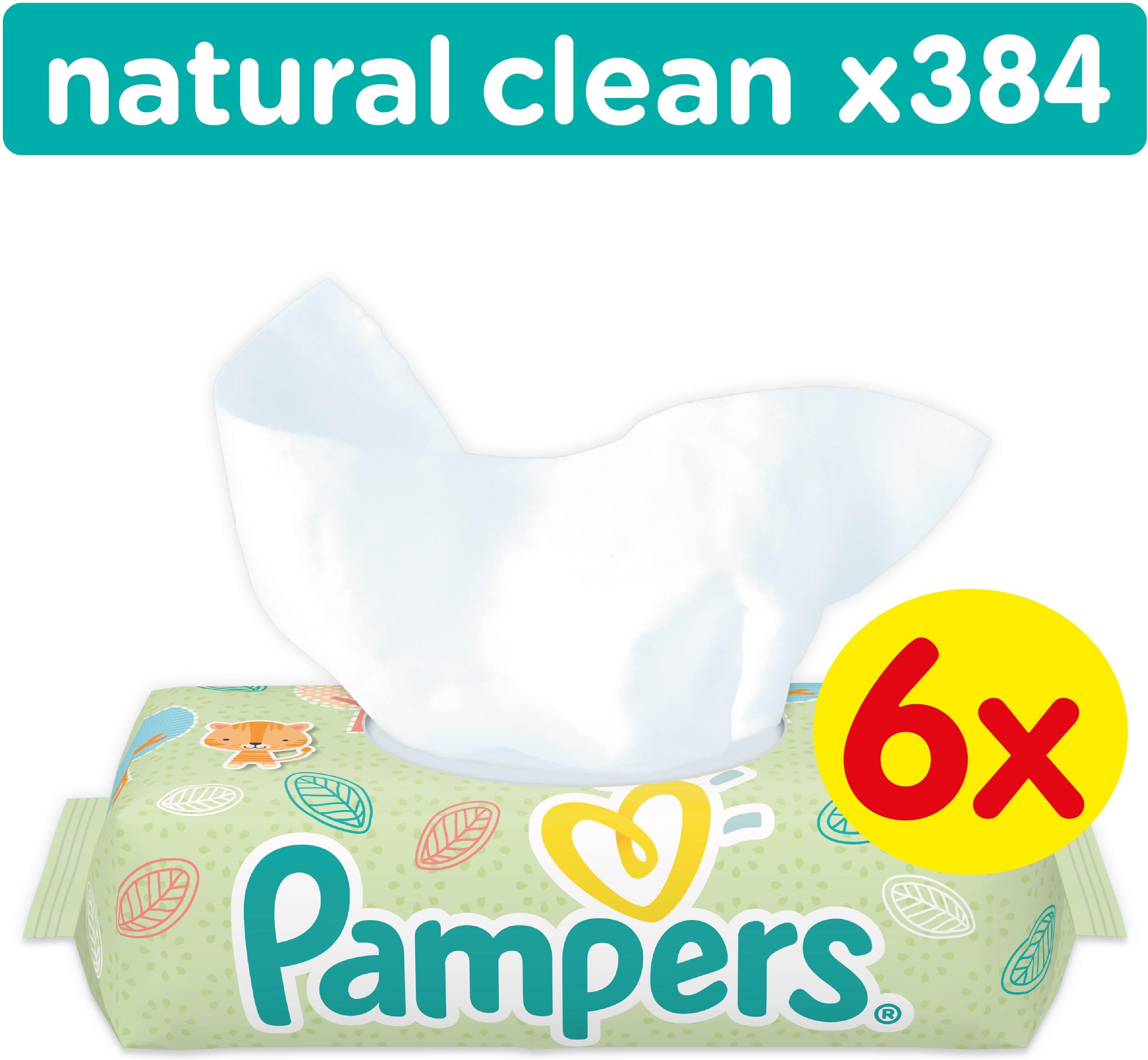 chusteczki pampers naturally clean cena