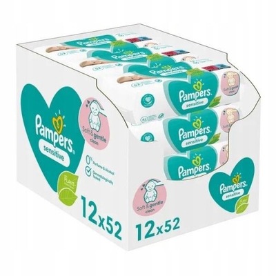 pampers chusteczki nawilżane allegro 6x56