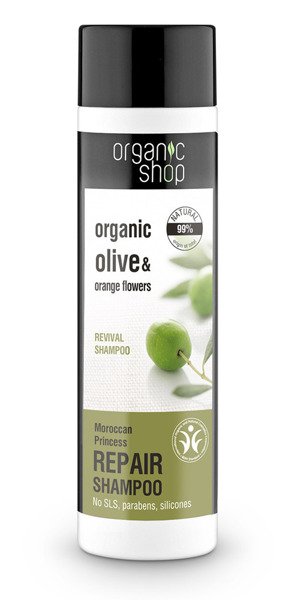 organic shop szampon do włosów rozświetlający kolor