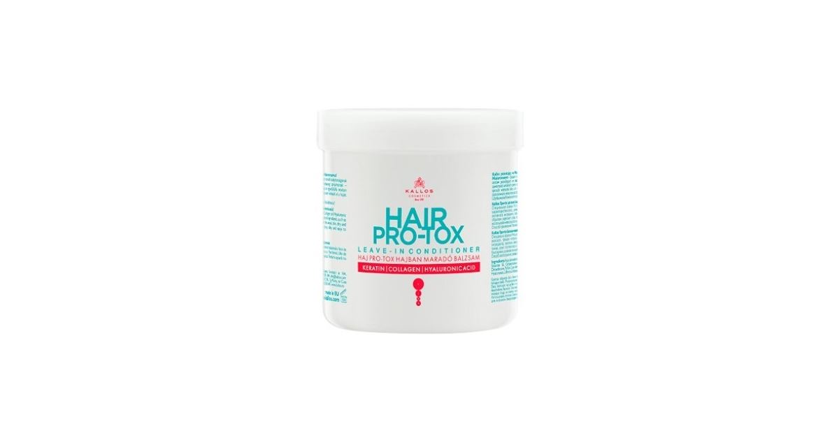 kallos hair pro-tox odżywka do włosów bez spłukiwania 250 ml