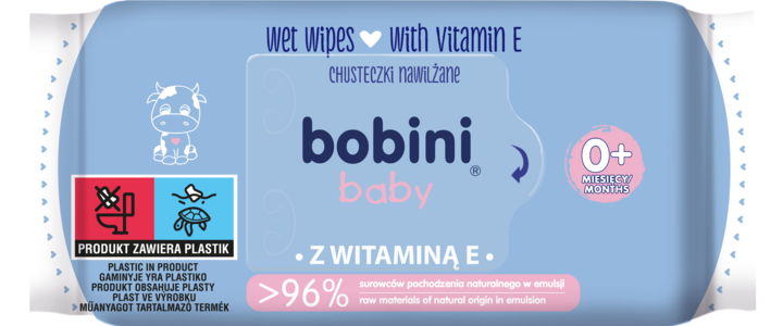 bobini baby chusteczki nawilżane dla dzieci 70sztuk