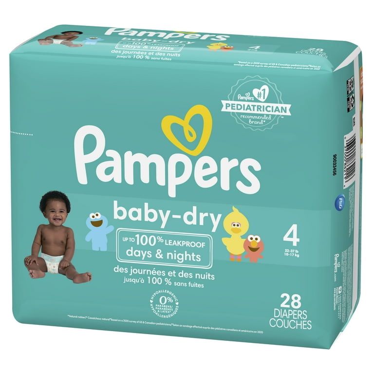 pampers soft dry 4