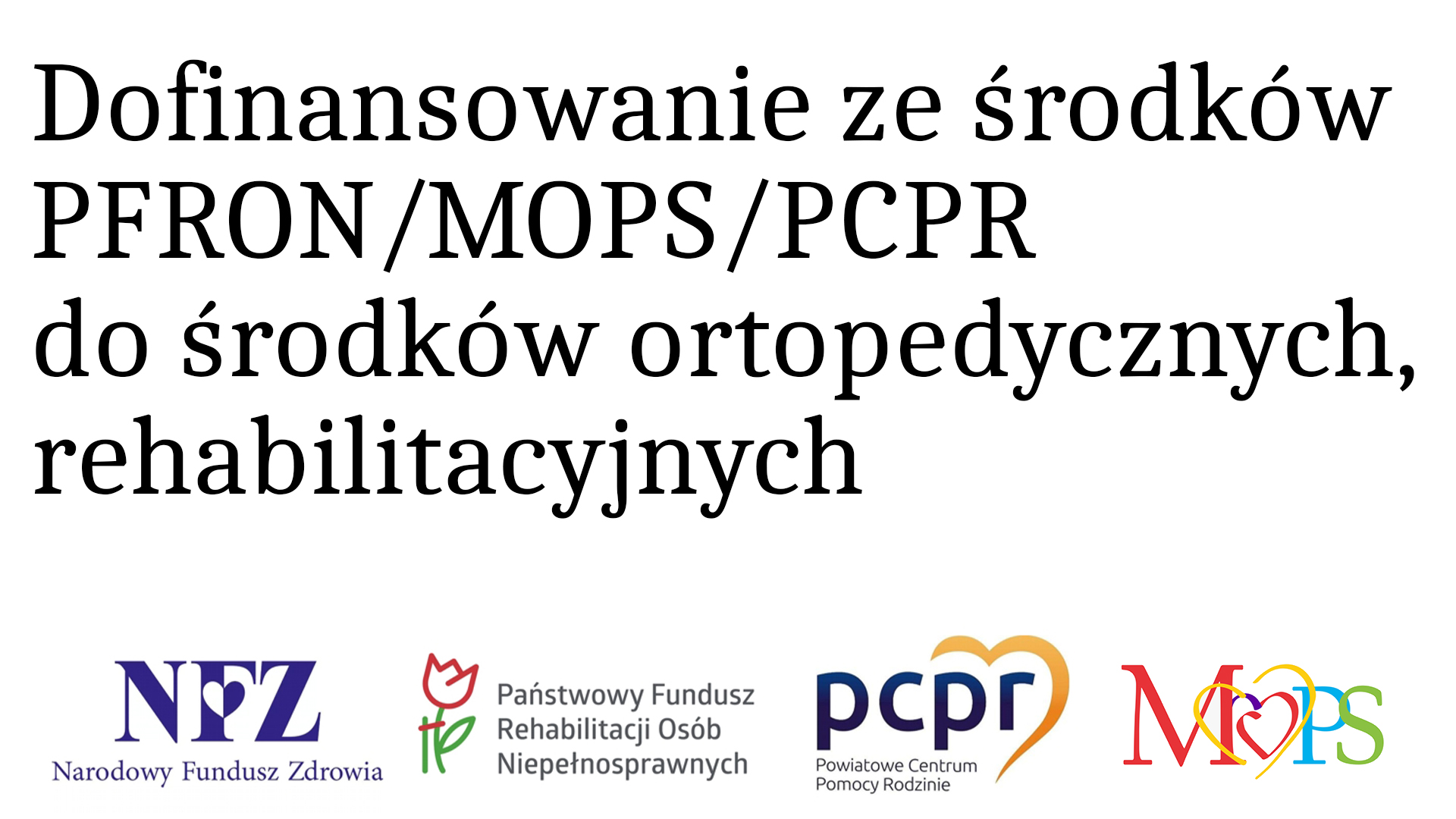 dofinansowania na środki pieluchomajtki z pcpr