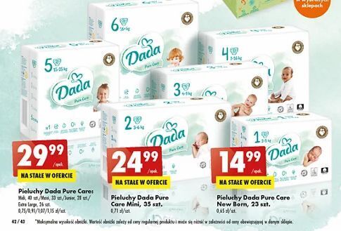 www.biedronka pieluchy-dada-premium 1 newborn ceny