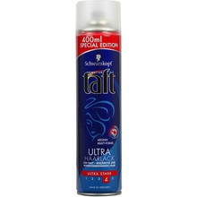 taft 400ml ultra stark niemiecki lakier do włosów