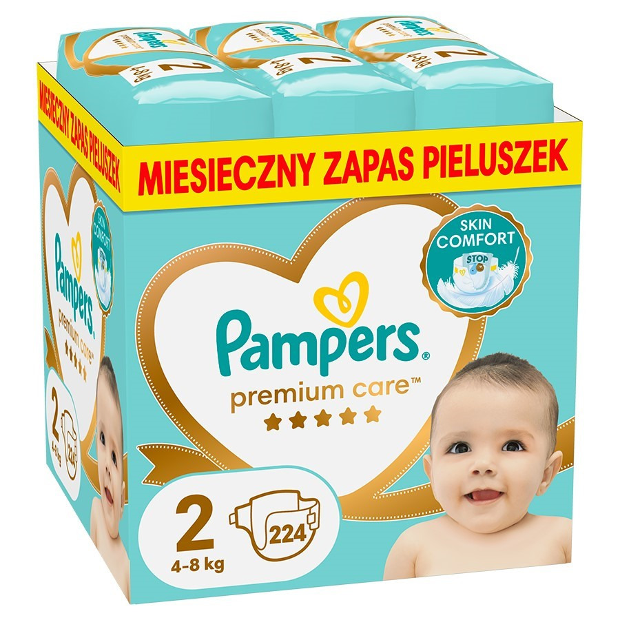 dziewczynka niemowle pampers