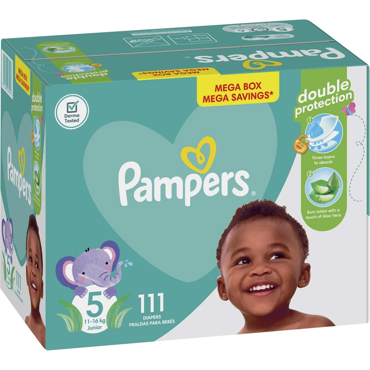 mega box pampers 5