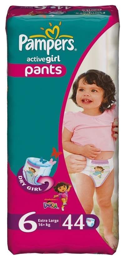 pampers active girl 6