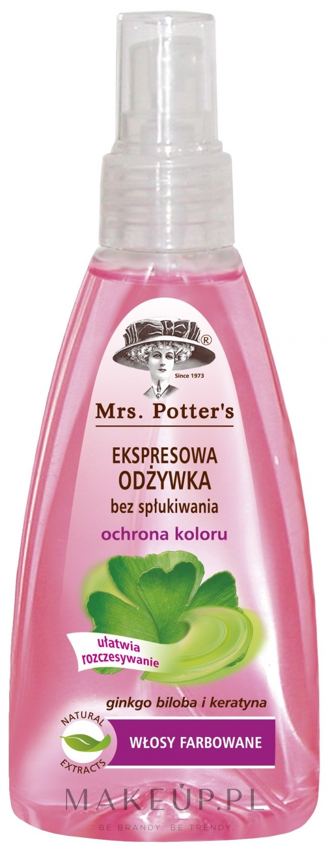 mrs potters ekspresowa odżywka bez spłukiwania do włosów farbowanych