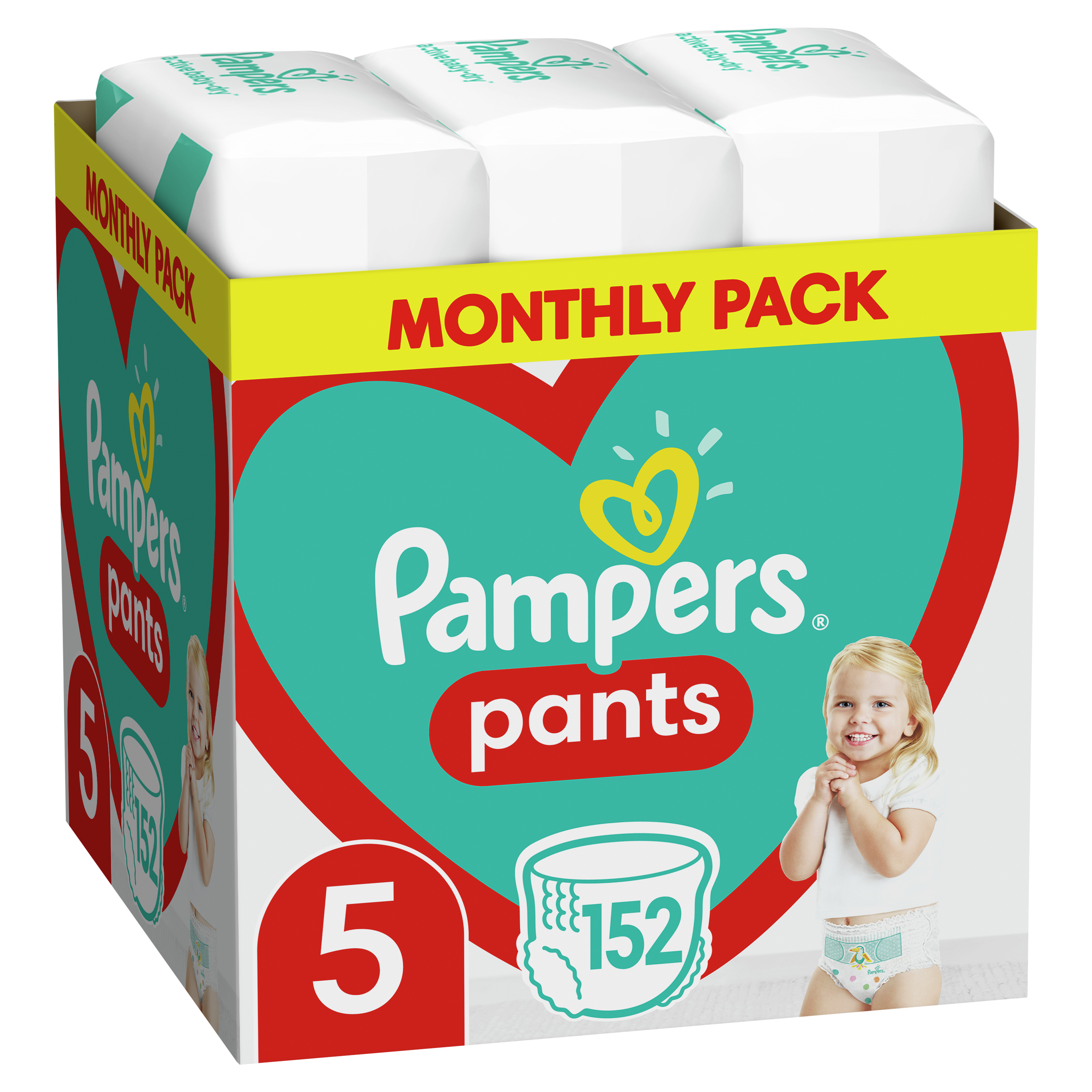 pampers 152 szt