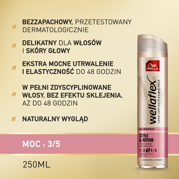 rossmann lakier do włosów wellaflex