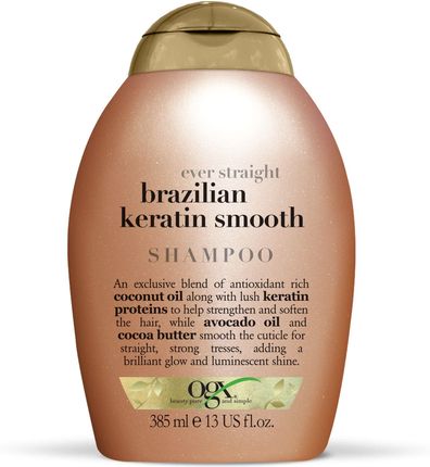 organix brazilian keratin smooth szampon wygładzający z brazylijską keratyną