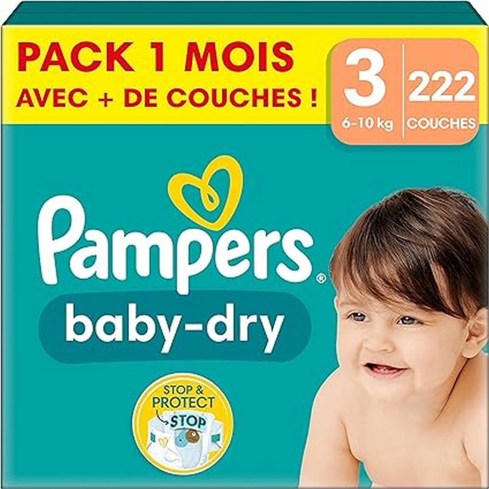 pampers baby dry size 3 midi monthly pack