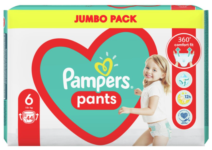 pieluchomajtki pampers 15+