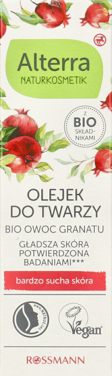 alterra olejek z granatu do olejowania włosów