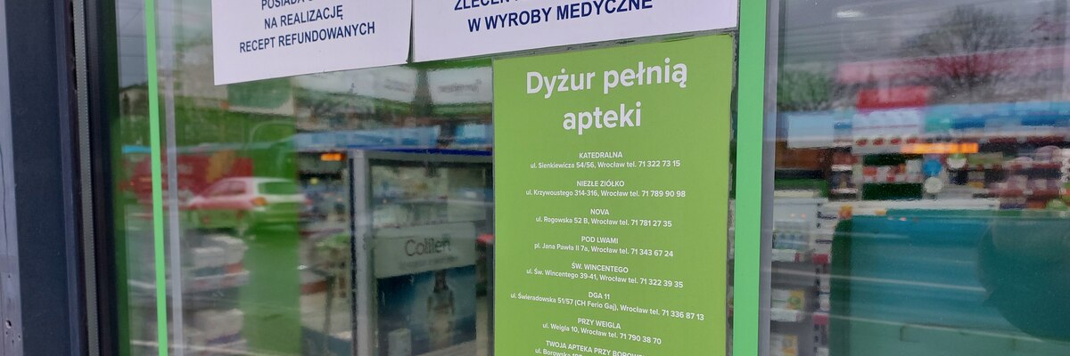 apteka niedziela wrocław pieluchy