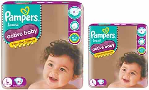 pampers acive baby dry 12-18 50