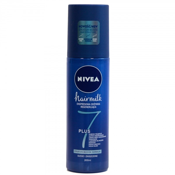 ekspresowa odżywka do włosów nivea hairmilk