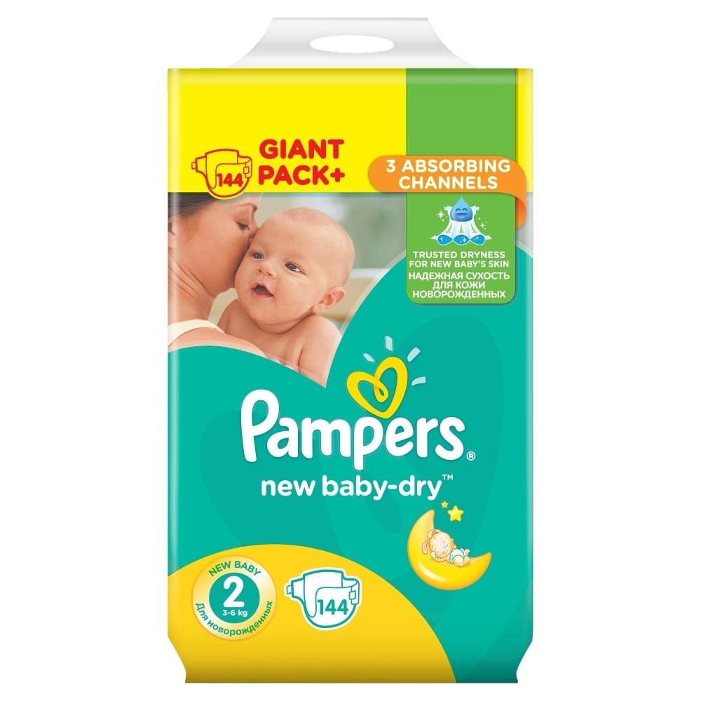 pampers newbaby-dry pieluchy rozmiar 2