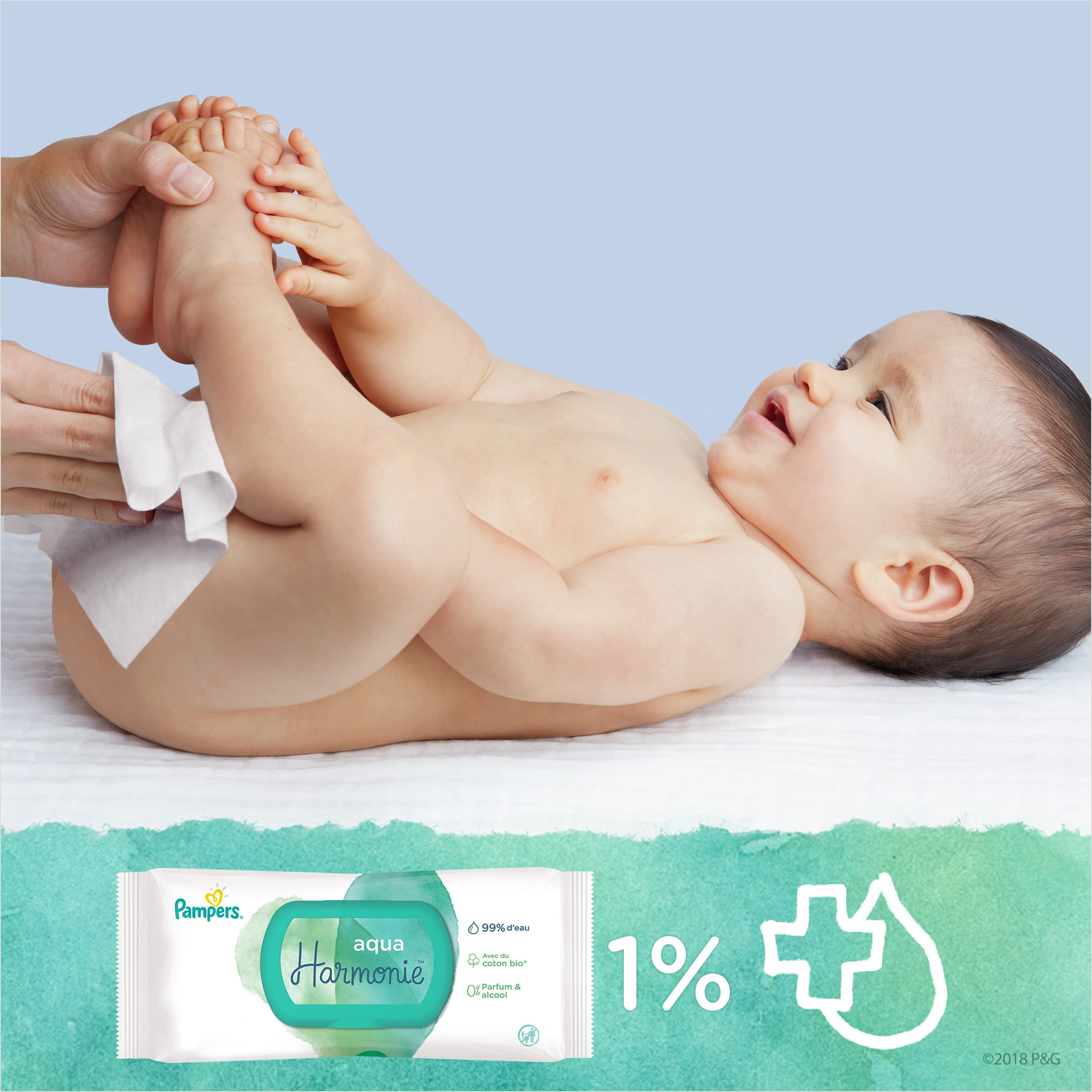 chusteczki pampers aqua pure wadye