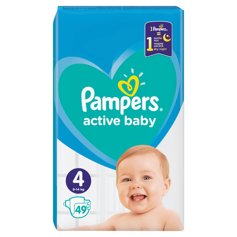 pampers active baby rozmiar 4