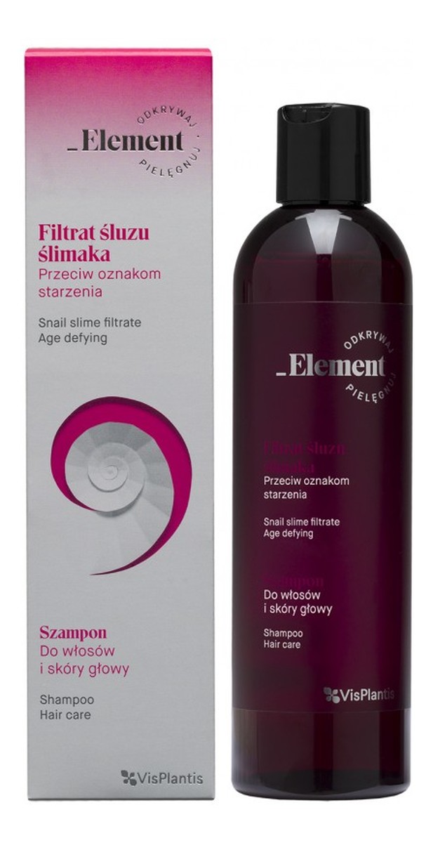 element szampon filtrat śluzu ślimaka