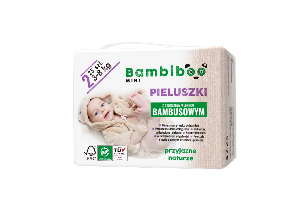 pieluchy bambiboo mini 3-8 kg