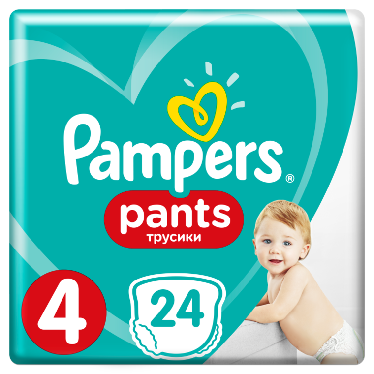 pampers pieluchomajtki pants 4 maxi 104 szt