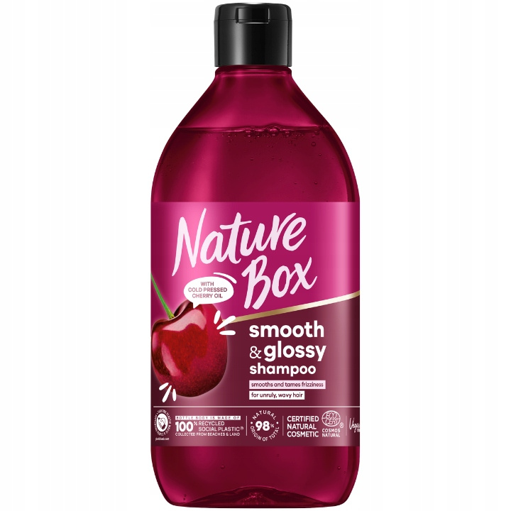 nature box szampon czerwony