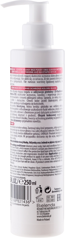 artisti professional color keratin keratynowa odżywka do włosów farbowanych