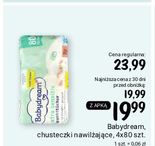 chusteczki nawilżane extra soft babydream