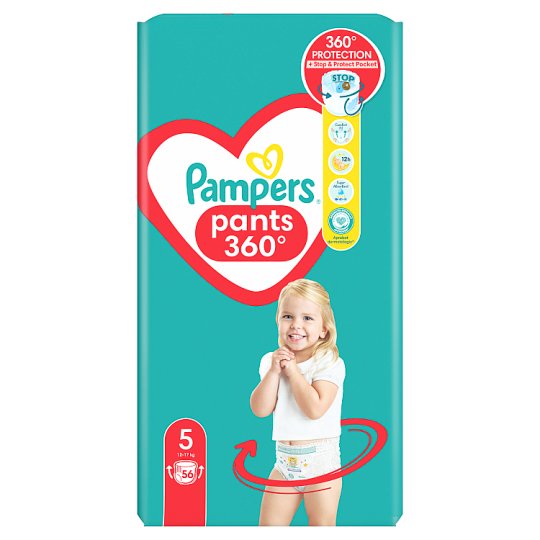 pieluchomajtki pampers 5 tesco 56