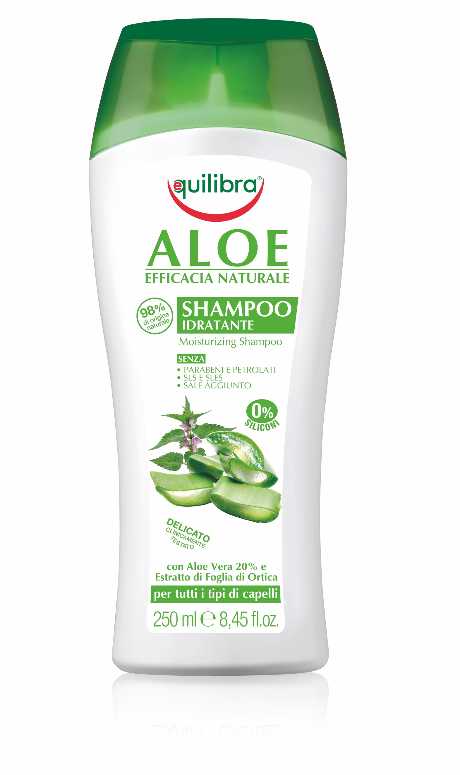 equilibra aloe szampon nawilżający 250ml