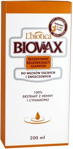 szampon biovax do włosów suchych