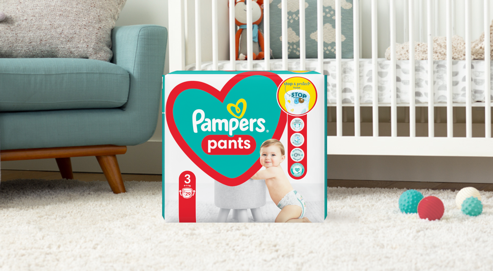 pampers pams próbki