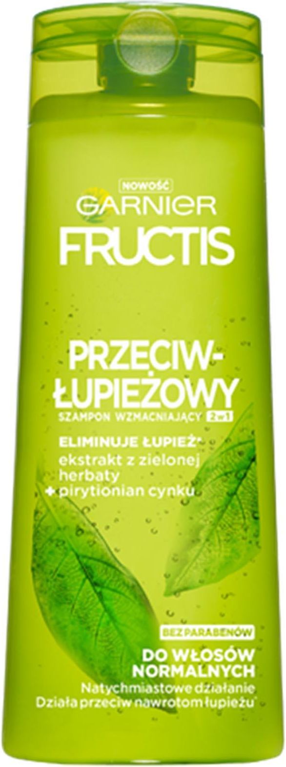 garnier fructis przeciwłupieżowy szampon wzmacniający2 w 1 szanpon