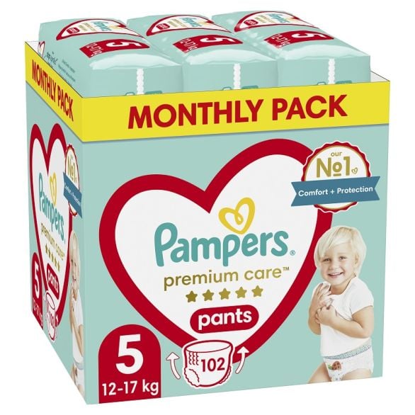 pampers premium care pants 5 cena