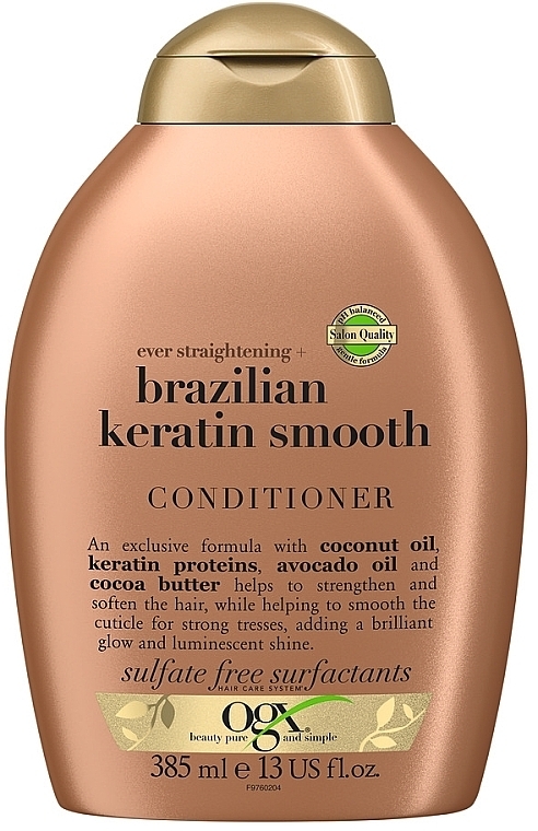 organix brazilian keratin therapy odżywka do włosów keratyna