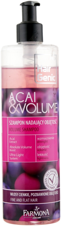 szampon hair genic acai &volume