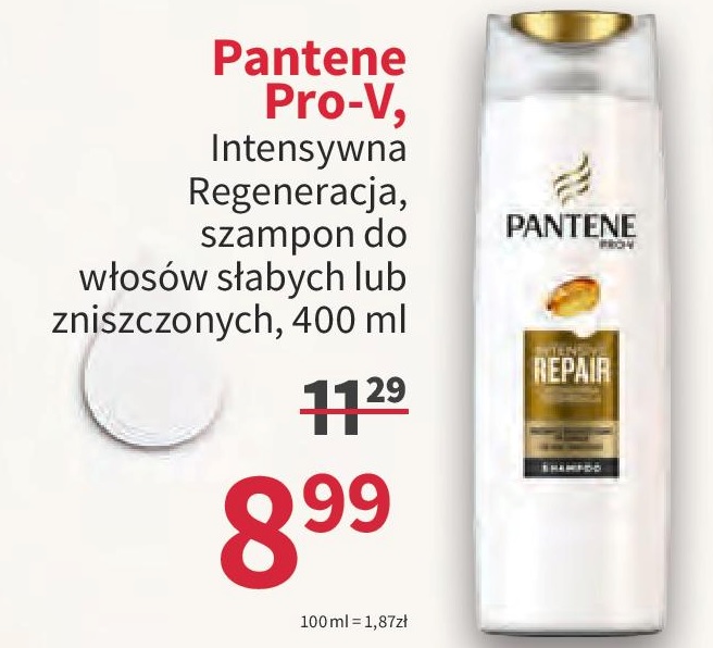 pantene szampon intensywna regeneracja rossmann