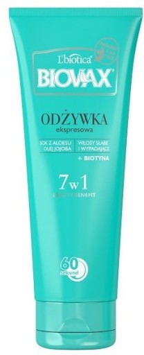 odżywka biovax do włosów wypadających